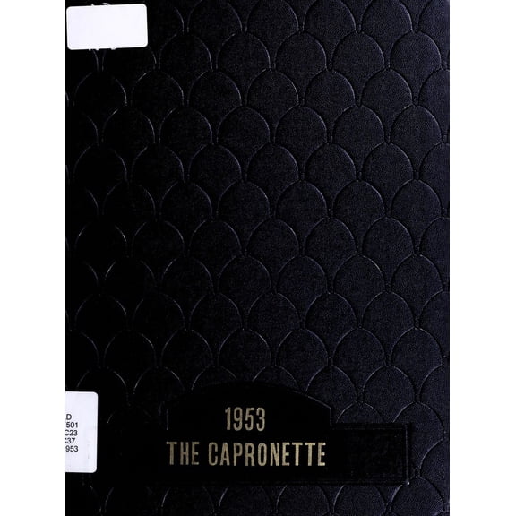 (Custom Reprint) Yearbook: 1953 Capron Elementary School - Capronette Yearbook (Capron, VA)