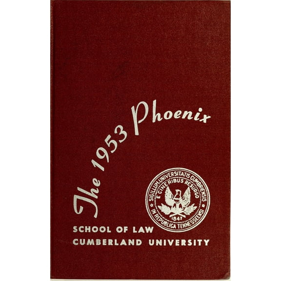 (Custom Reprint) Yearbook: 1953 Cumberland University - Phoenix Yearbook (Lebanon, TN)