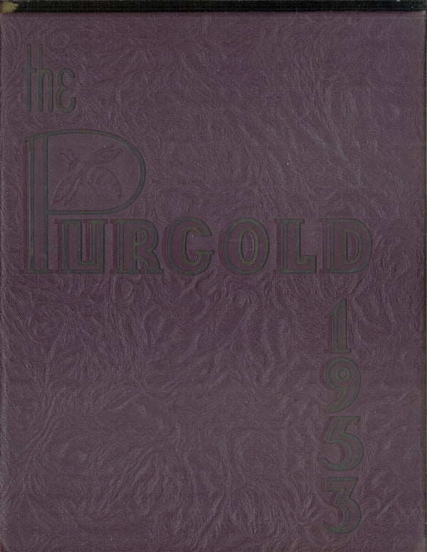 (Custom Reprint) Yearbook 1953 North Kansas City High School Purgold