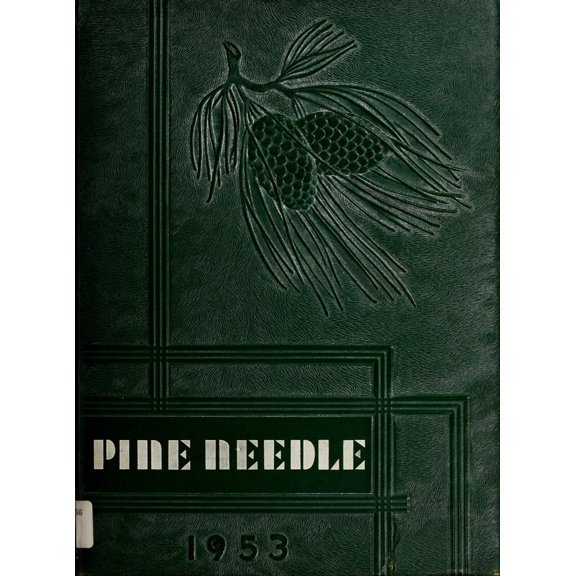 (Custom Reprint) Yearbook: 1953 Pine Level High School - Pine Needle Yearbook (Pine Level, NC)