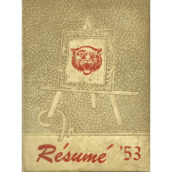 (Custom Reprint) Yearbook: 1953 Ruston High School - Resume Yearbook (Ruston, LA)
