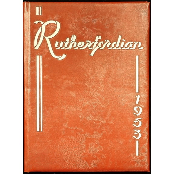(Custom Reprint) Yearbook: 1953 Rutherford High School - Rutherfordian Yearbook (Rutherford, NJ)