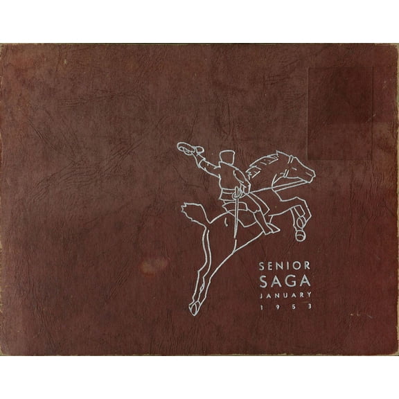 (Custom Reprint) Yearbook: 1953 Theodore Roosevelt High School - Saga Yearbook (Bronx, NY)