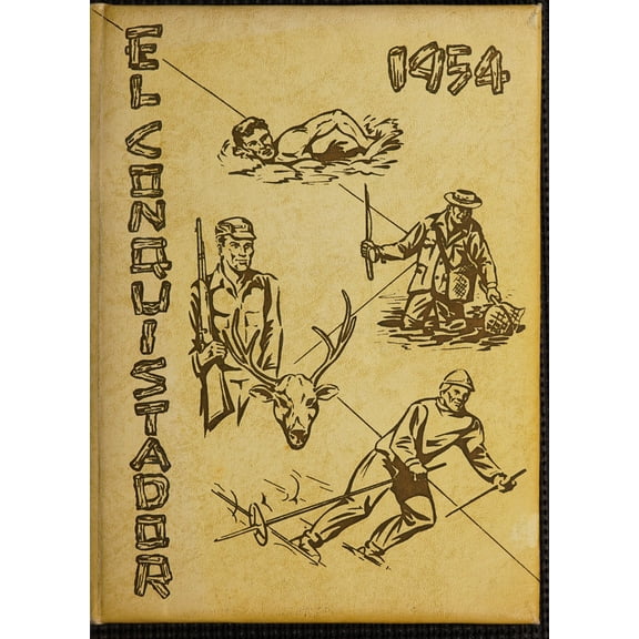 (Custom Reprint) Yearbook: 1954 Adams State University - El Conquistador Yearbook (Alamosa, CO)