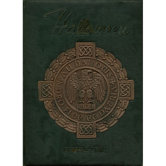 (Custom Reprint) Yearbook: 1954 All Hallows High School - Halloween Yearbook (Bronx, NY)