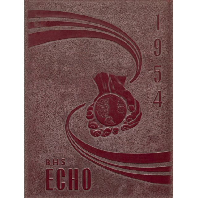 (Custom Reprint) Yearbook 1954 Barnsdall High School Echo Yearbook (Barnsdall, OK)