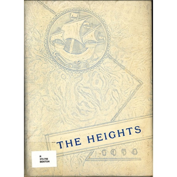 (Custom Reprint) Yearbook: 1954 Benton Heights High School - Yearbook (Monroe, NC)