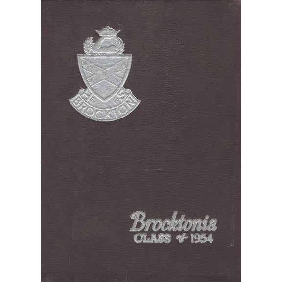 (Custom Reprint) Yearbook: 1954 Brockton High School - Brocktonia Yearbook (Brockton, MA)