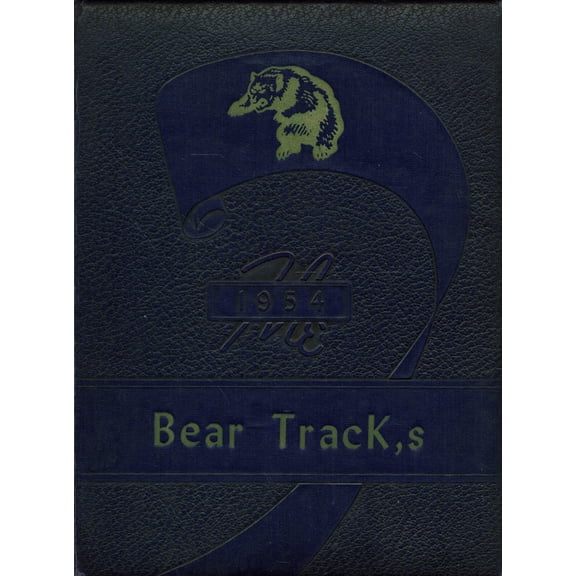(Custom Reprint) Yearbook: 1954 Brownsboro High School - Bear Tracks Yearbook (Brownsboro, TX)
