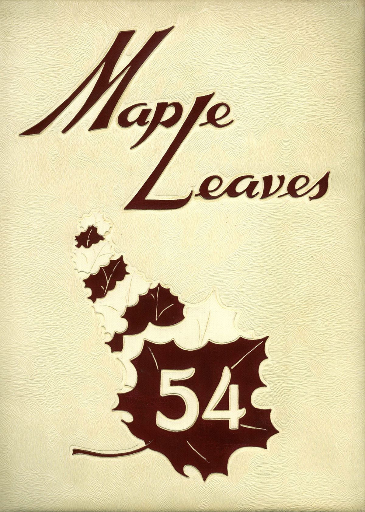 (Custom Reprint) Yearbook 1954 Bulkeley High School Class Yearbook