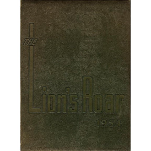 (Custom Reprint) Yearbook: 1954 Carrollton High School - Roar Yearbook (Carrollton, TX)