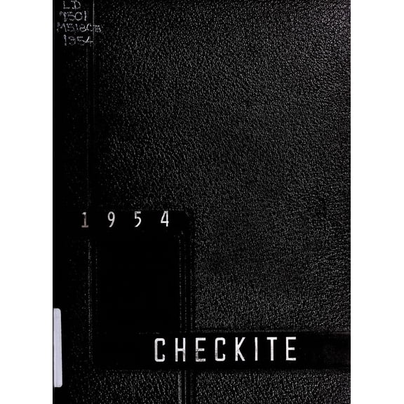 (Custom Reprint) Yearbook: 1954 Check High School - Checkite Yearbook (Check, VA)