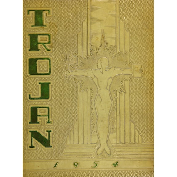 (Custom Reprint) Yearbook: 1954 Covington High School - Trojan Yearbook (Covington, IN)