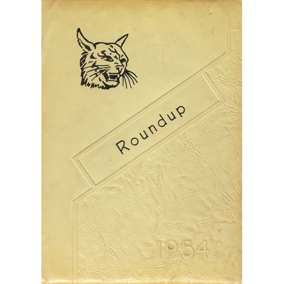 (Custom Reprint) Yearbook: 1954 Crowell High School - Roundup Yearbook (Crowell, TX)