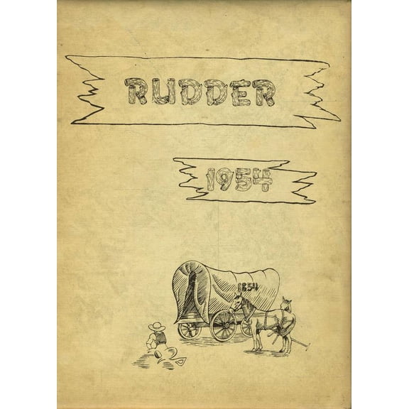 (Custom Reprint) Yearbook: 1954 Dwight Township High School - Rudder Yearbook (Dwight, IL)