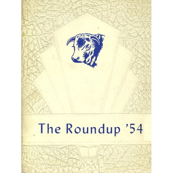(Custom Reprint) Yearbook: 1954 Farwell High School - Roundup Yearbook (Farwell, TX)