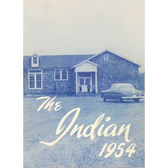 (Custom Reprint) Yearbook: 1954 Fourche Valley High School - Indian Yearbook (Briggsville, AR)