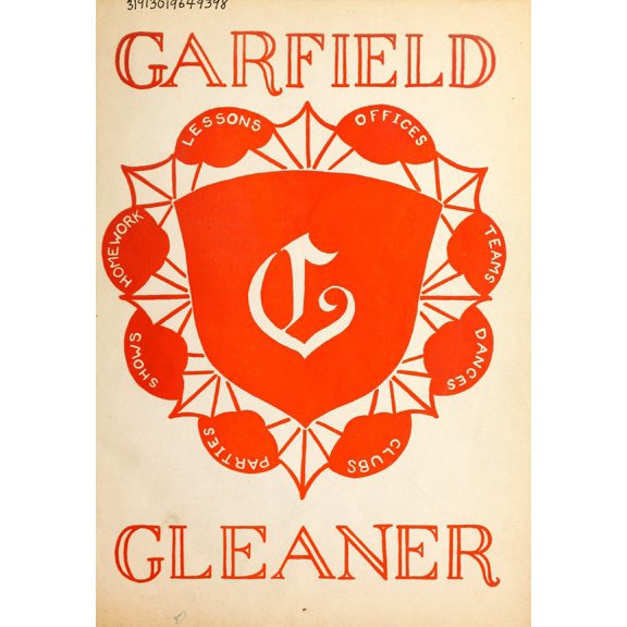 (Custom Reprint) Yearbook: 1954 Garfield Junior High School - Gleaner Yearbook (Berkeley, CA)