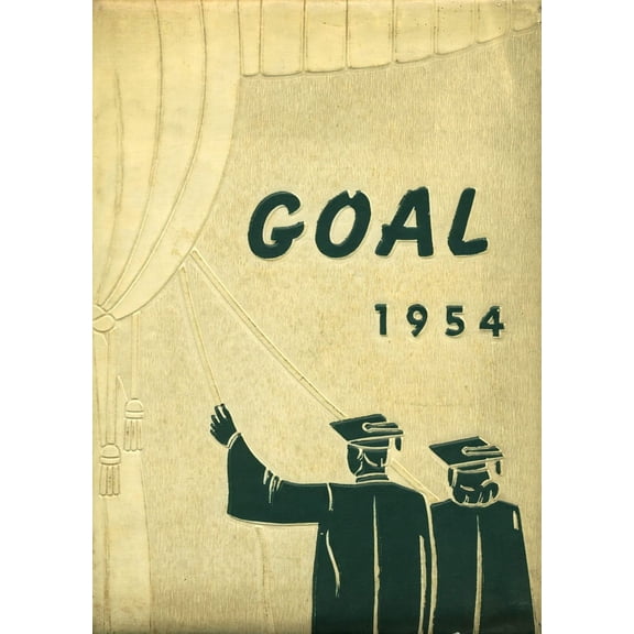 (Custom Reprint) Yearbook: 1954 Gnadenhutten High School - Goal Yearbook (Gnadenhutten, OH)