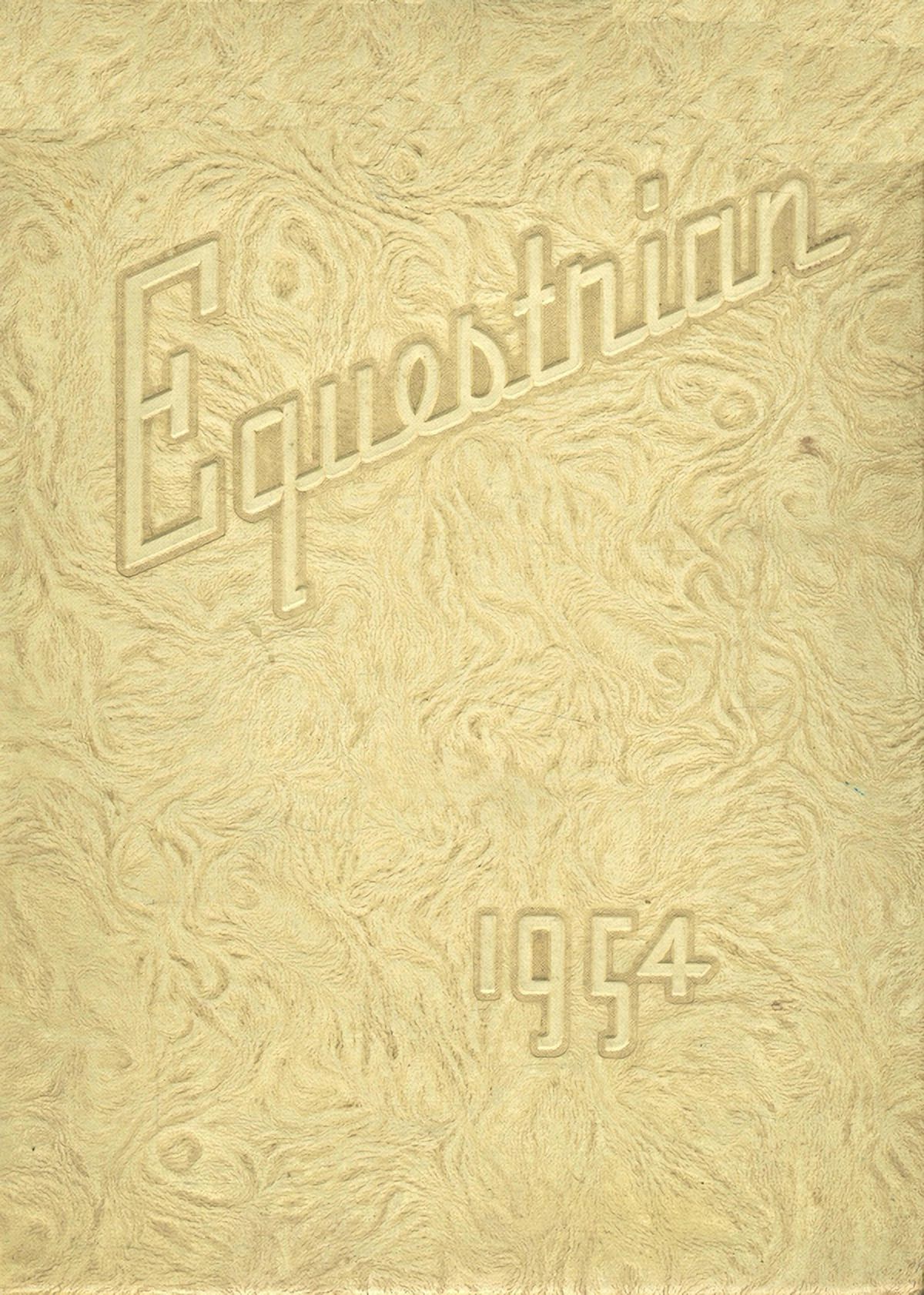 (Custom Reprint) Yearbook: 1954 Horseheads High School - Equestrian Yearbook (Horseheads, NY)
