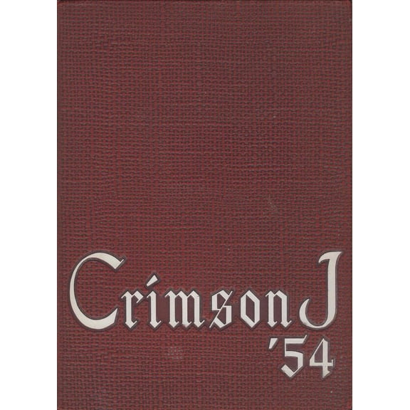 (Custom Reprint) Yearbook: 1954 Jacksonville High School - Crimson J Yearbook (Jacksonville, IL)