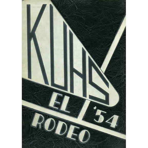 (Custom Reprint) Yearbook: 1954 Klamath Union High School - El Rodeo Yearbook (Klamath Falls, OR)