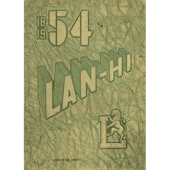 (Custom Reprint) Yearbook: 1954 Lanphier High School - Lan Hi Yearbook (Springfield, IL)