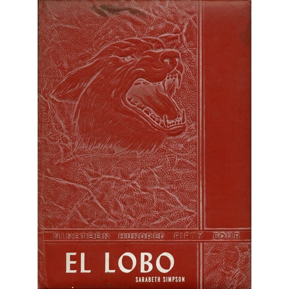 (Custom Reprint) Yearbook: 1954 Levelland High School - El Lobo Yearbook (Levelland, TX)