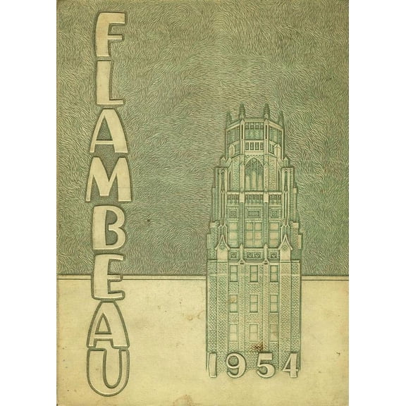 (Custom Reprint) Yearbook: 1954 Lincoln High School - Flambeau Yearbook (Manitowoc, WI)