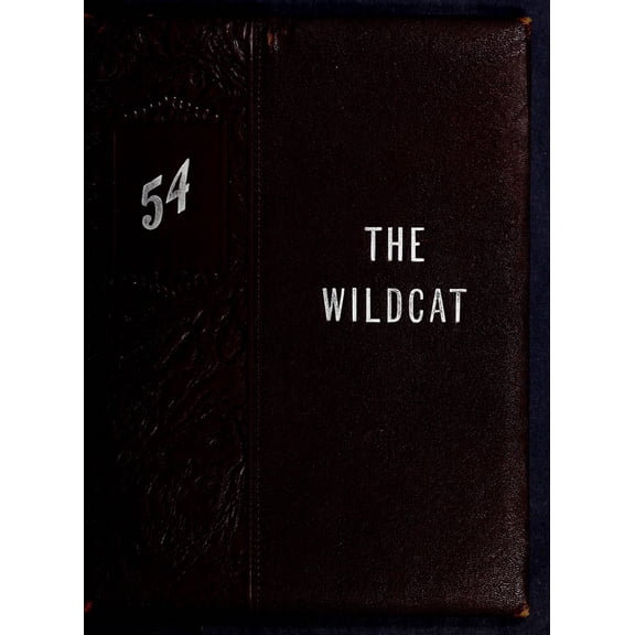 (Custom Reprint) Yearbook: 1954 Madison High School - Wildcat Yearbook (Marshall, NC)
