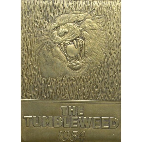 (Custom Reprint) Yearbook: 1954 McLean High School - Tumbleweed Yearbook (McLean, TX)