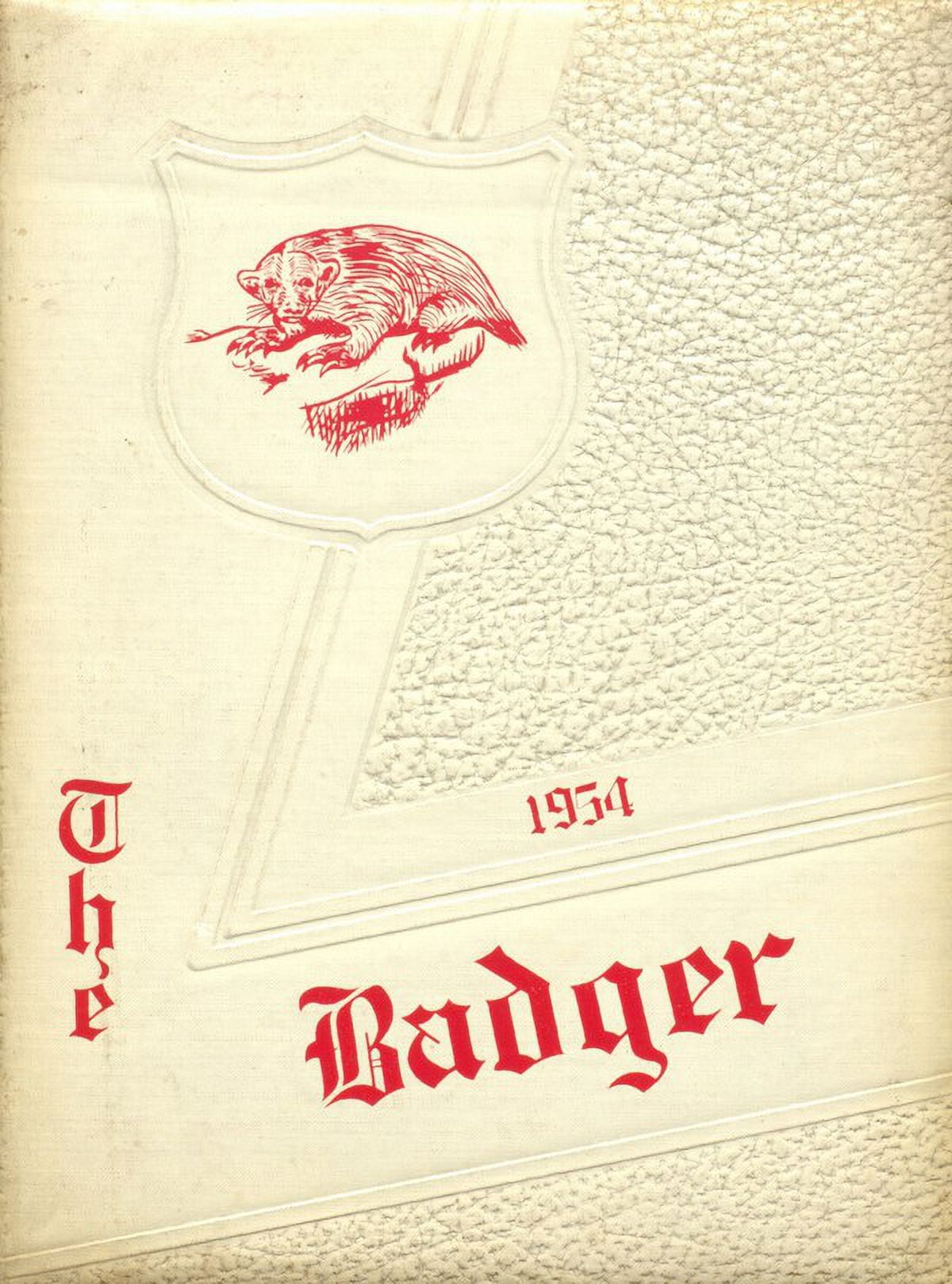 (Custom Reprint) Yearbook 1954 Nortonville High School Badger