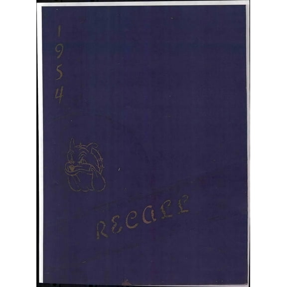 (Custom Reprint) Yearbook: 1954 Ohio Community Grade School - Recall Yearbook (Ohio, IL)