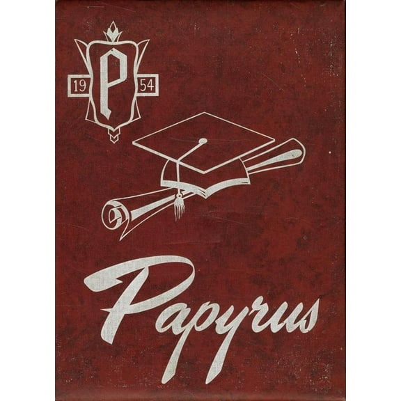 (Custom Reprint) Yearbook: 1954 Pendleton High School - Papyrus Yearbook (Pendleton, IN)