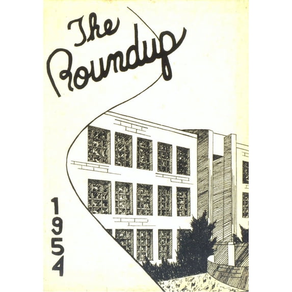 (Custom Reprint) Yearbook: 1954 Russell High School - Roundup Yearbook (Russell, KS)