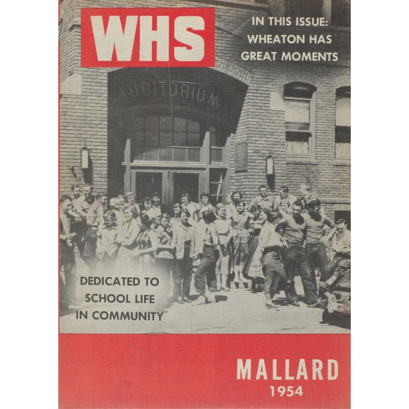 (Custom Reprint) Yearbook: 1954 Wheaton High School - Mallard Yearbook (Wheaton, MN)