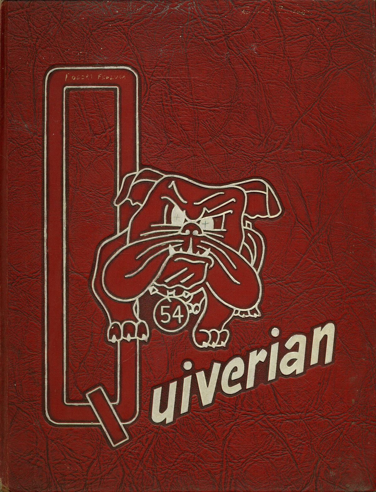 (Custom Reprint) Yearbook 1954 Wyandotte High School Quiverian