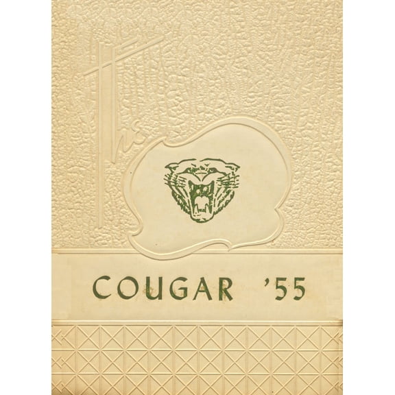(Custom Reprint) Yearbook: 1955 Ada High School - Cougar Yearbook (Ada, OK)