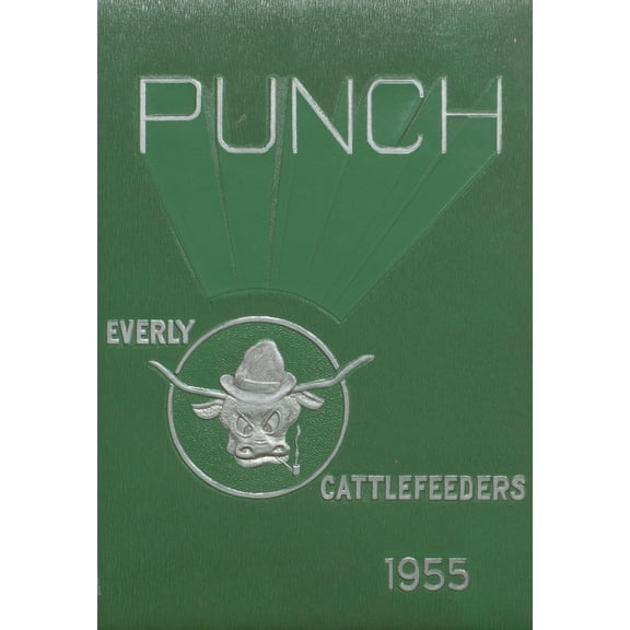 (Custom Reprint) Yearbook: 1955 Everly High School - Punch Yearbook (Everly, IA)