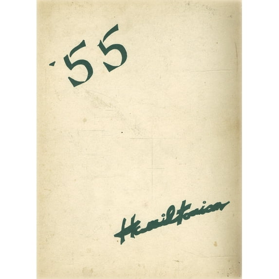 (Custom Reprint) Yearbook: 1955 Hamilton Central High School - Hamiltonian Yearbook (Hamilton, NY)