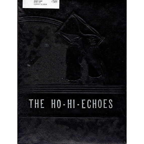(Custom Reprint) Yearbook: 1955 Hookerton High School - Ho Hi Echoes Yearbook (Hookerton, NC)