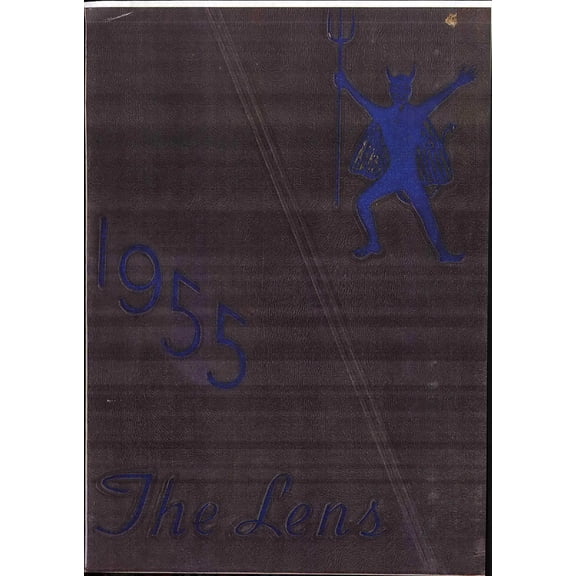 (Custom Reprint) Yearbook: 1955 Kaskaskia College - Lens Yearbook (Centralia, IL)