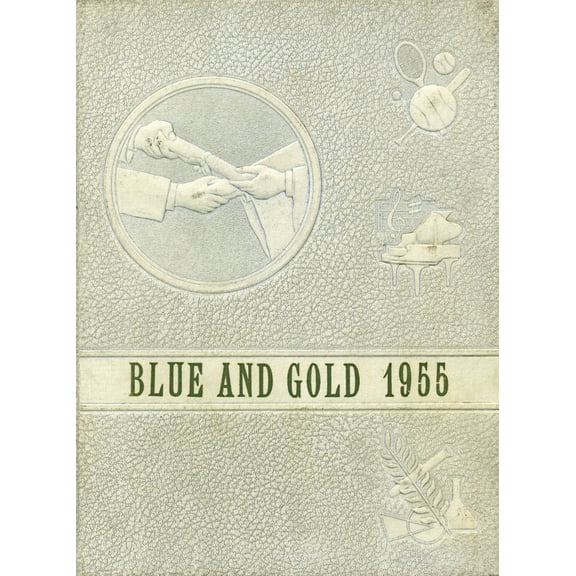 (Custom Reprint) Yearbook: 1955 Magnolia Swaney High School - Blue and Gold Yearbook (McNabb, IL)