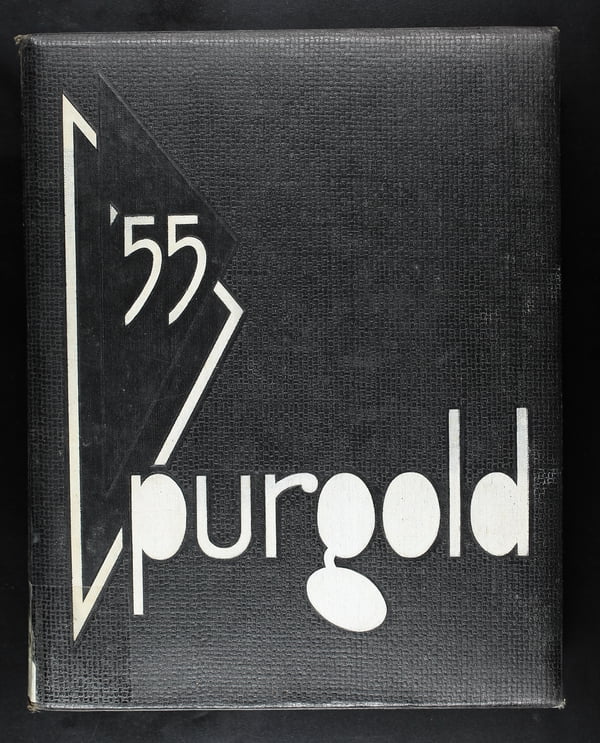 (Custom Reprint) Yearbook 1955 North Kansas City High School Purgold