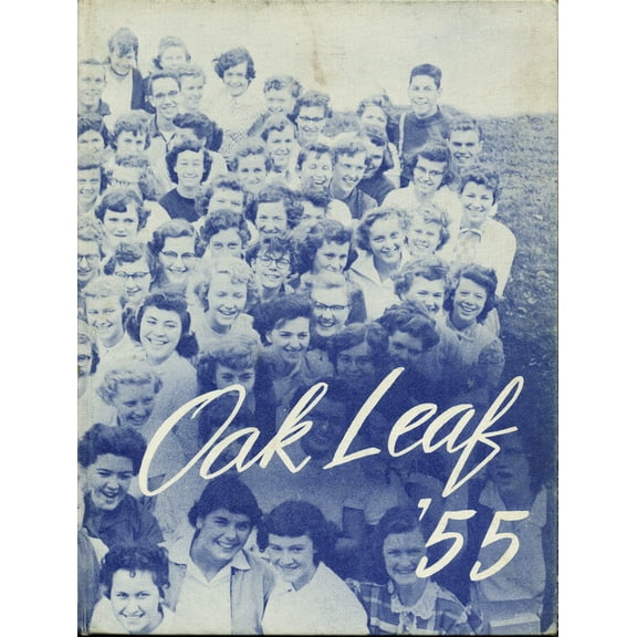 (Custom Reprint) Yearbook: 1955 Oak Park Academy - Oak Leaf Yearbook (Nevada, IA)