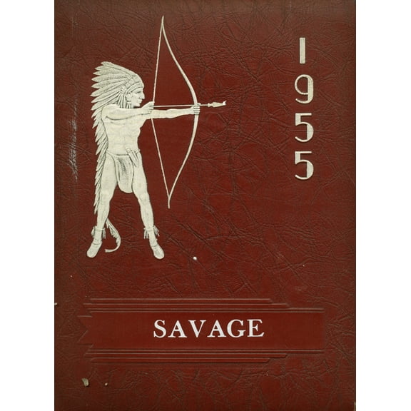 (Custom Reprint) Yearbook: 1955 Osage High School - Savage Yearbook (Osage, OK)