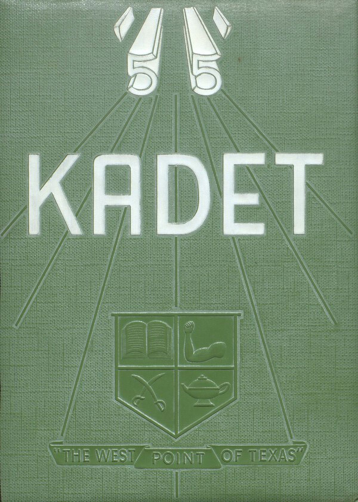 (Custom Reprint) Yearbook 1955 Peacock Military Academy Kadet