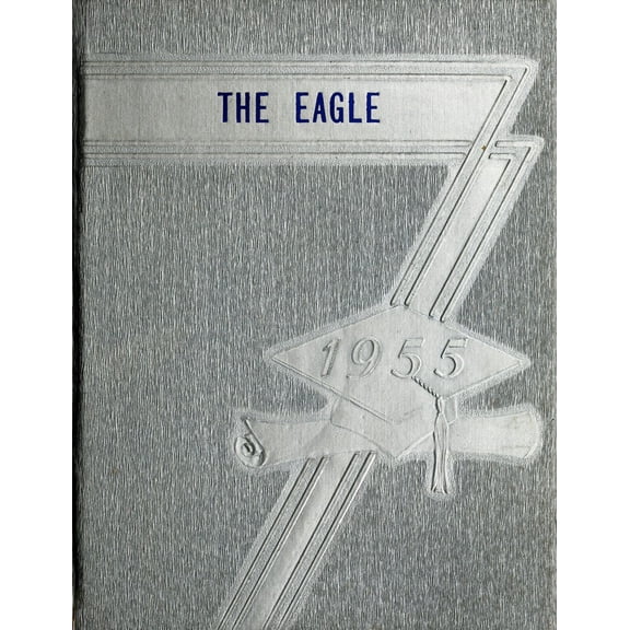 (Custom Reprint) Yearbook: 1955 Pine Township High School - Eagle Yearbook (Otterbein, IN)