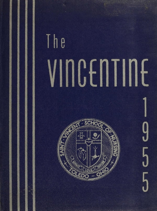 (Custom Reprint) Yearbook 1955 St Vincent Hospital School of Nursing