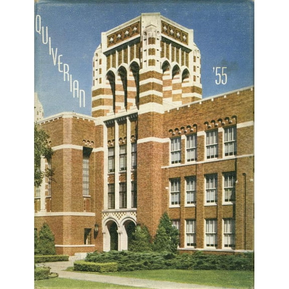 (Custom Reprint) Yearbook: 1955 Wyandotte High School - Quiverian Yearbook (Kansas City, KS)